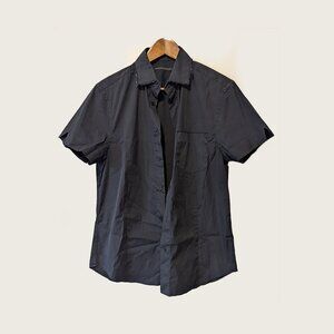 ERMANNO SCERVINO - Fringed collar short sleeve shirt - Sz 48